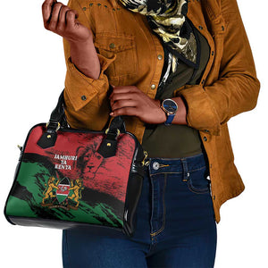 Jamhuri Ya Kenya Shoulder Handbag African Lion - Coat Of Arms