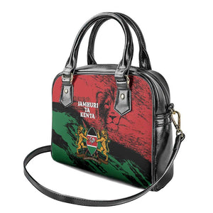 Jamhuri Ya Kenya Shoulder Handbag African Lion - Coat Of Arms