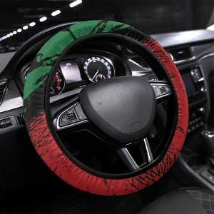 Jamhuri Ya Kenya Steering Wheel Cover African Lion - Coat Of Arms