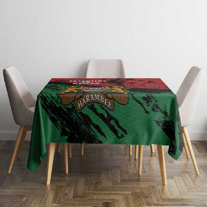 Jamhuri Ya Kenya Tablecloth African Lion - Coat Of Arms