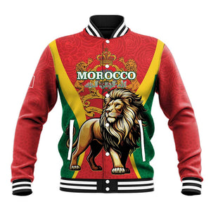 Personalised Morocco Baseball Jacket Barbary Lion - Proclamation Day