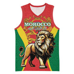 Personalised Morocco Basketball Jersey Barbary Lion - Proclamation Day LT15
