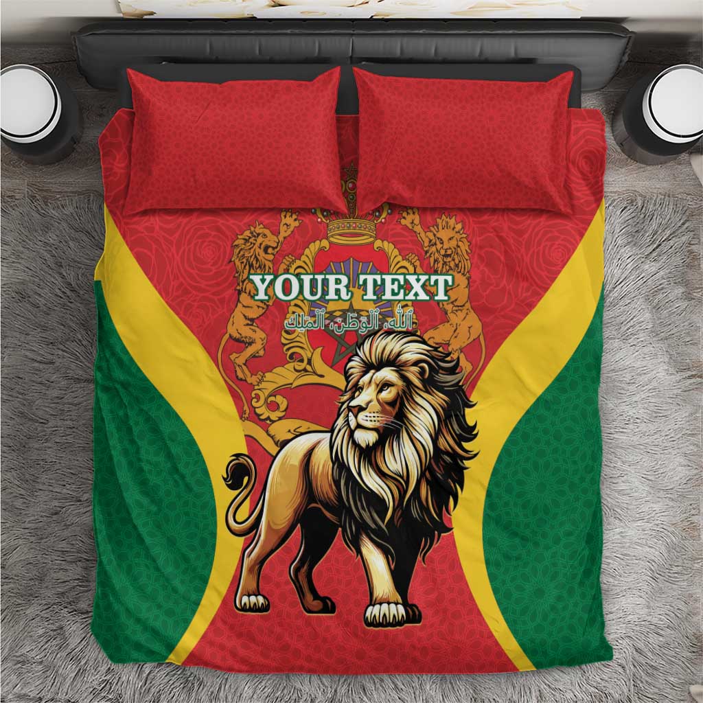 Personalised Morocco Bedding Set Barbary Lion - Proclamation Day