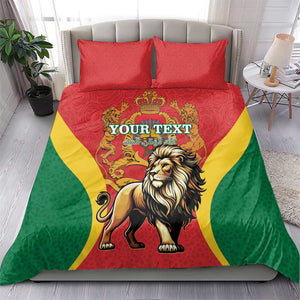 Personalised Morocco Bedding Set Barbary Lion - Proclamation Day