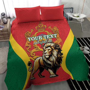 Personalised Morocco Bedding Set Barbary Lion - Proclamation Day