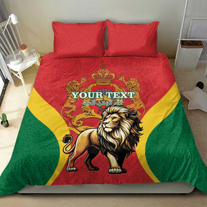 Personalised Morocco Bedding Set Barbary Lion - Proclamation Day