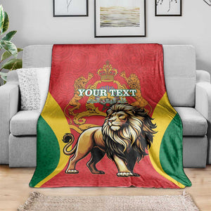 Personalised Morocco Blanket Barbary Lion - Proclamation Day