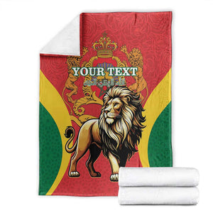 Personalised Morocco Blanket Barbary Lion - Proclamation Day