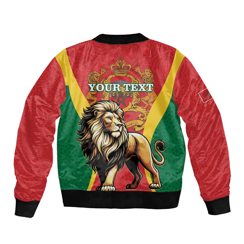 Personalised Morocco Bomber Jacket Barbary Lion - Proclamation Day
