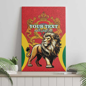 Personalised Morocco Canvas Wall Art Barbary Lion - Proclamation Day