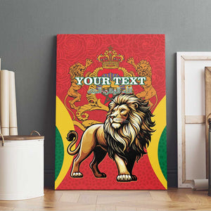 Personalised Morocco Canvas Wall Art Barbary Lion - Proclamation Day