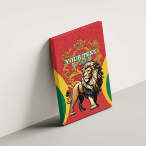 Personalised Morocco Canvas Wall Art Barbary Lion - Proclamation Day