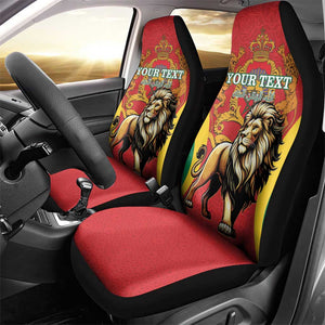 Personalised Morocco Car Seat Cover Barbary Lion - Proclamation Day