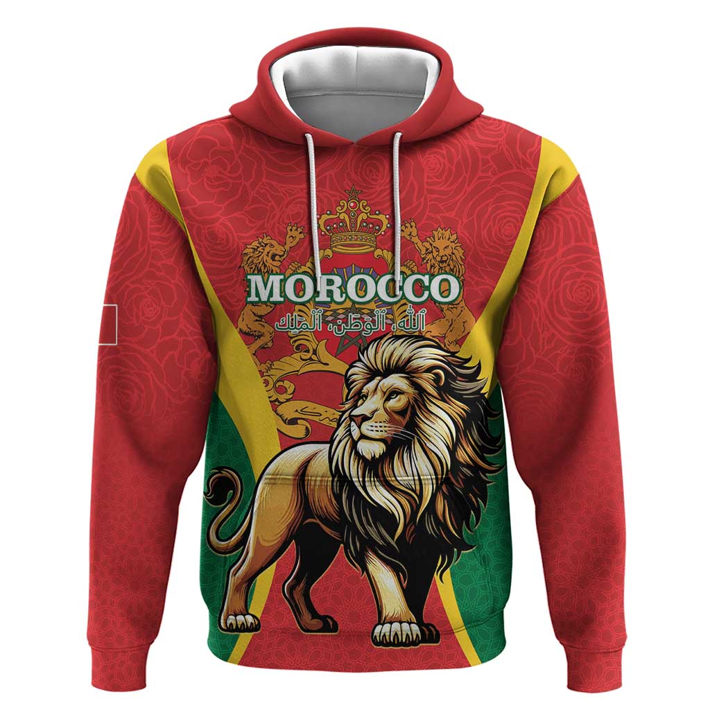 Personalised Morocco Hoodie Barbary Lion - Proclamation Day