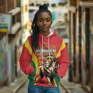 Personalised Morocco Hoodie Barbary Lion - Proclamation Day