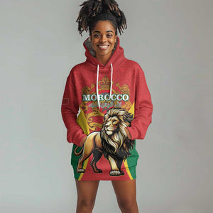 Personalised Morocco Hoodie Dress Barbary Lion - Proclamation Day