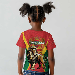 Personalised Morocco Kid T shirt Barbary Lion - Proclamation Day