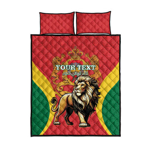 Personalised Morocco Quilt Bed Set Barbary Lion - Proclamation Day