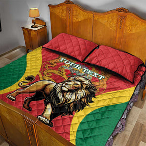 Personalised Morocco Quilt Bed Set Barbary Lion - Proclamation Day