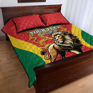 Personalised Morocco Quilt Bed Set Barbary Lion - Proclamation Day