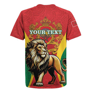 Personalised Morocco Rugby Jersey Barbary Lion - Proclamation Day