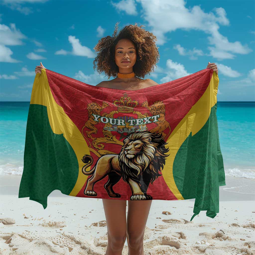 Personalised Morocco Sarong Barbary Lion - Proclamation Day