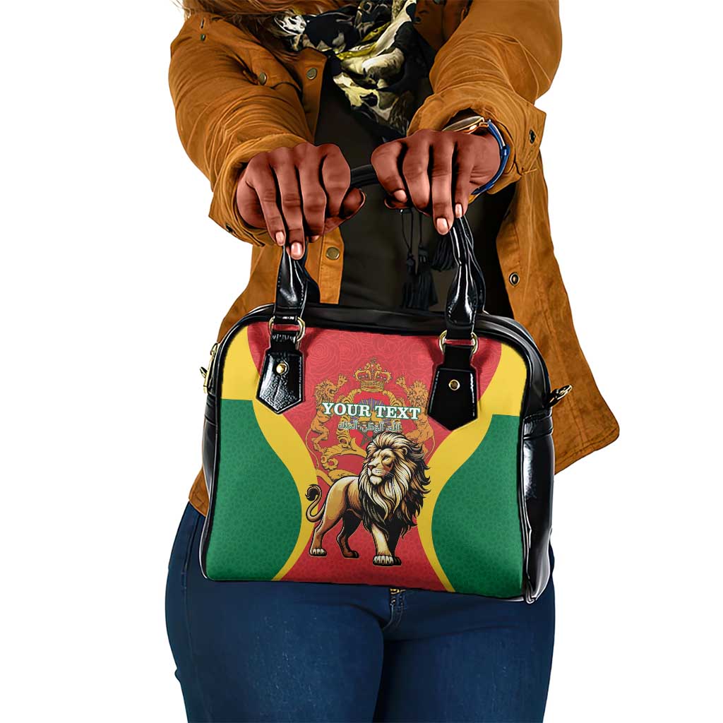 Personalised Morocco Shoulder Handbag Barbary Lion - Proclamation Day