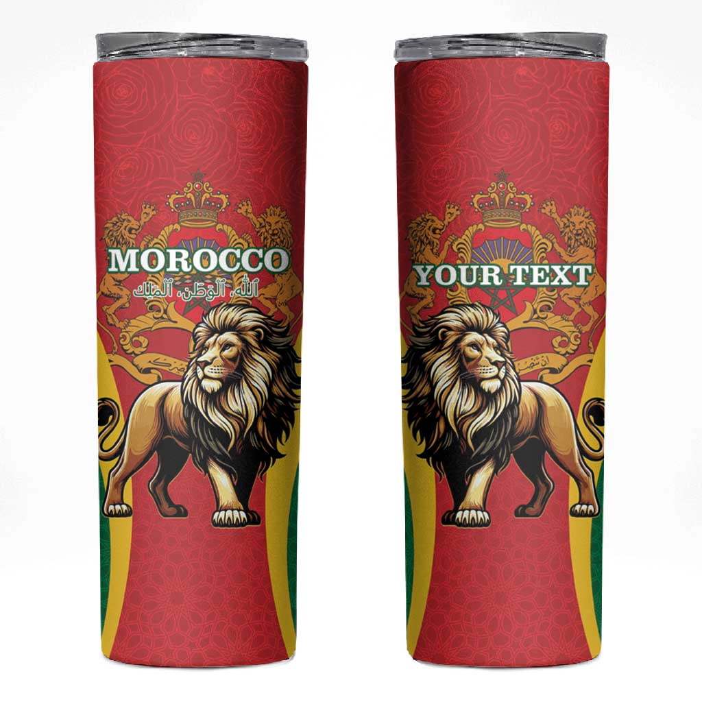 Personalised Morocco Skinny Tumbler Barbary Lion - Proclamation Day