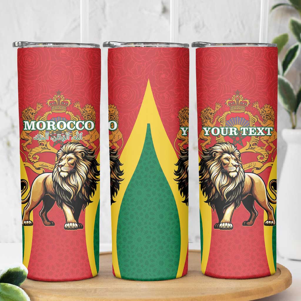 Personalised Morocco Skinny Tumbler Barbary Lion - Proclamation Day