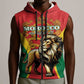 Personalised Morocco Sleeveless Zip Hoodie Barbary Lion - Proclamation Day - African Pride