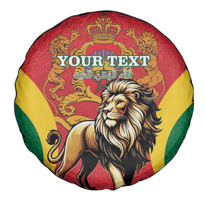 Personalised Morocco Spare Tire Cover Barbary Lion - Proclamation Day