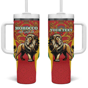 Personalised Morocco Tumbler With Handle Barbary Lion - Proclamation Day