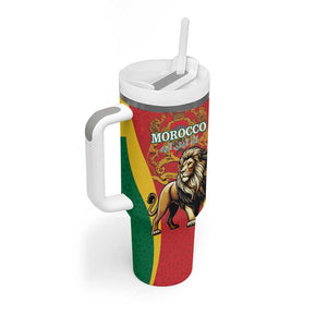 Personalised Morocco Tumbler With Handle Barbary Lion - Proclamation Day