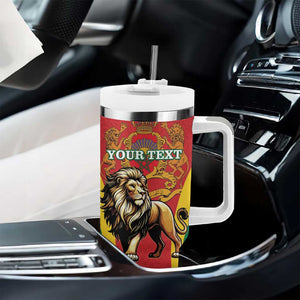 Personalised Morocco Tumbler With Handle Barbary Lion - Proclamation Day