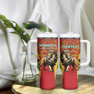 Personalised Morocco Tumbler With Handle Barbary Lion - Proclamation Day