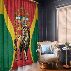 Personalised Morocco Window Curtain Barbary Lion - Proclamation Day