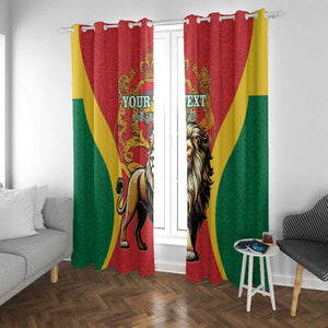 Personalised Morocco Window Curtain Barbary Lion - Proclamation Day