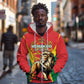 Personalised Morocco Zip Hoodie Barbary Lion - Proclamation Day