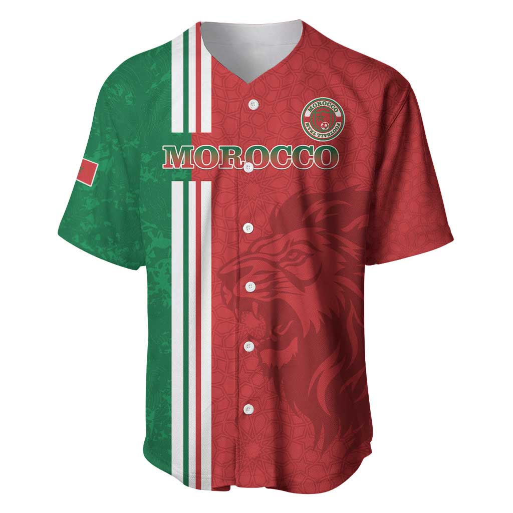 Custom Afro Morocco Football Baseball Jersey With Islamic Pattern