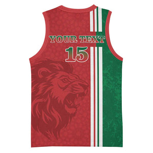 Custom Afro Morocco Football Basketball Jersey With Islamic Pattern LT15
