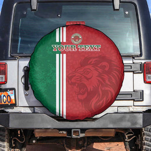 Custom Afro Morocco Football Spare Tire Cover With Islamic Pattern