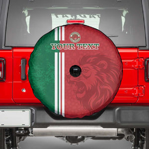 Custom Afro Morocco Football Spare Tire Cover With Islamic Pattern