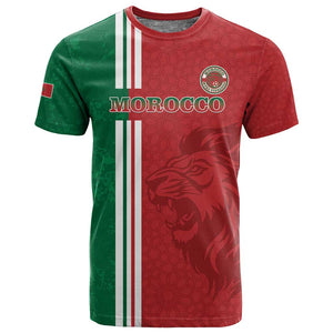 Custom Afro Morocco Football T shirt With Islamic Pattern