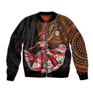 Ladies Sega Dance Bomber Jacket Paisley Mix African Pattern