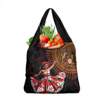 Ladies Sega Dance Grocery Bag Paisley Mix African Pattern