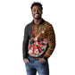Ladies Sega Dance Long Sleeve Polo Shirt Paisley Mix African Pattern