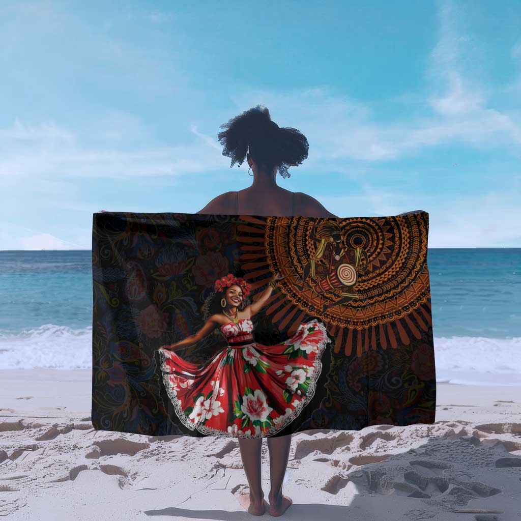 Ladies Sega Dance Sarong Paisley Mix African Pattern