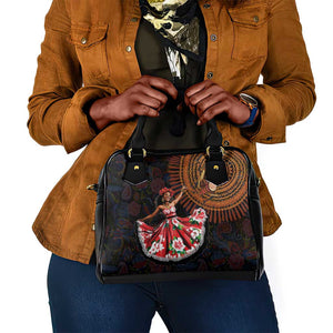 Ladies Sega Dance Shoulder Handbag Paisley Mix African Pattern