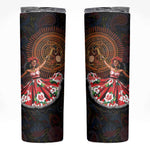 Ladies Sega Dance Skinny Tumbler Paisley Mix African Pattern
