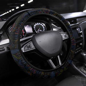 Ladies Sega Dance Steering Wheel Cover Paisley Mix African Pattern